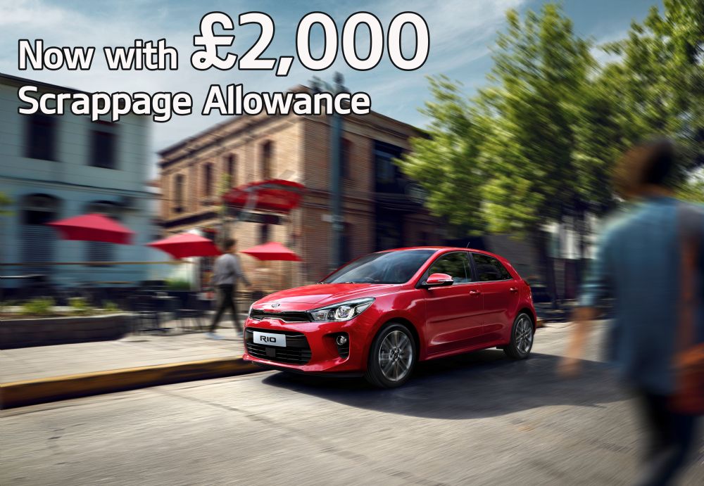 The Kia Rio is now available on the Scrappage Scheme! 